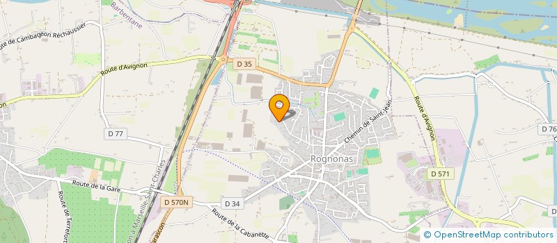 localisation de l'entreprise MN 24  ROGNONAS
