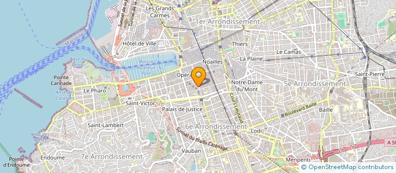 localisation de l'entreprise MN AVOCAT - MICKAEL NAKACHE  MARSEILLE