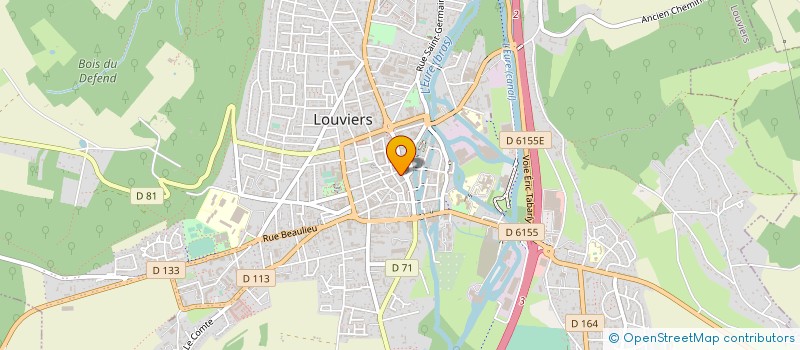 localisation de l'entreprise MN BATI FRANCE à LOUVIERS