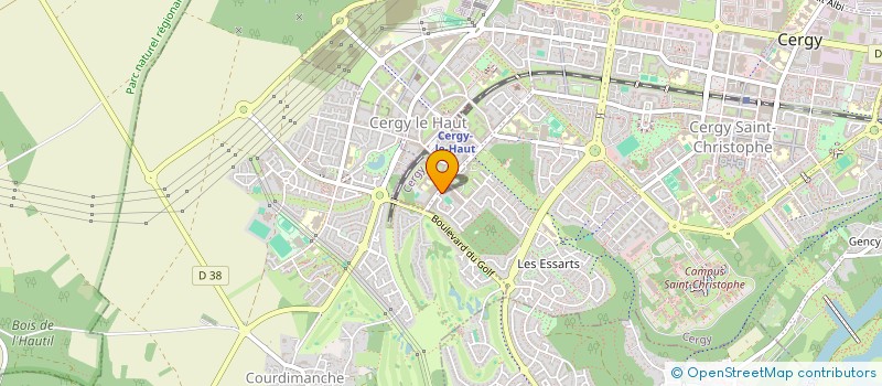 localisation de l'entreprise MN BATIMENT  CERGY