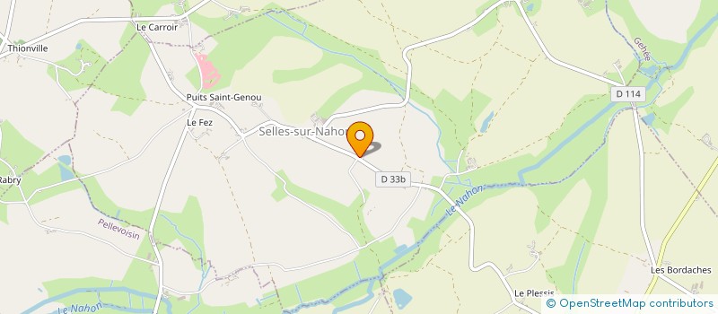 localisation de l'entreprise MN BERTRAND à SELLES-SUR-NAHON