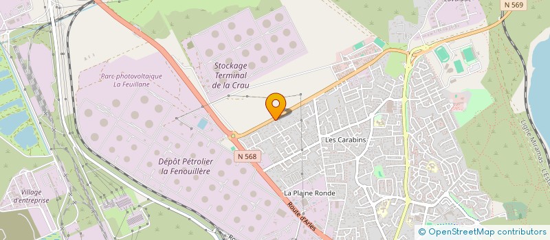 localisation de l'entreprise MN BTP SUD  FOS-SUR-MER