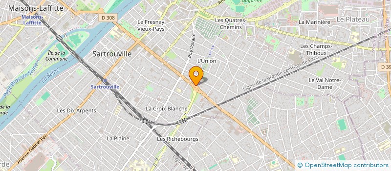 localisation de l'entreprise MN CONSEILS  SARTROUVILLE