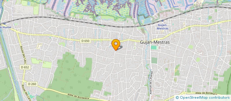 localisation de l'entreprise MN CONSULTANT  GUJAN-MESTRAS