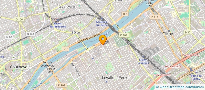 localisation de l'entreprise MN CORPORATION à LEVALLOIS PERRET
