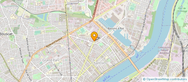 localisation de l'entreprise MN ETANCHEITE à BORDEAUX