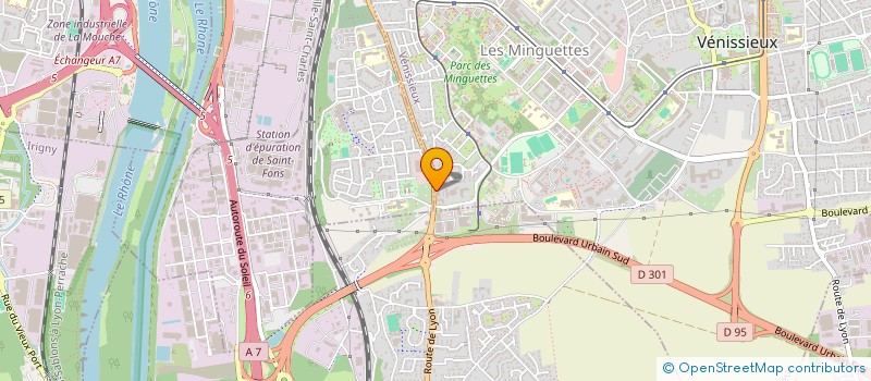 localisation de l'entreprise MN EVENTS SAS  VENISSIEUX