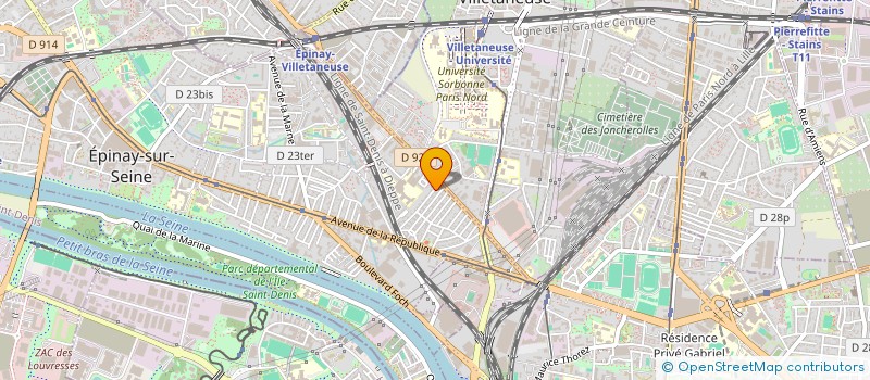 localisation de l'entreprise MN EXPRESS  EPINAY-SUR-SEINE