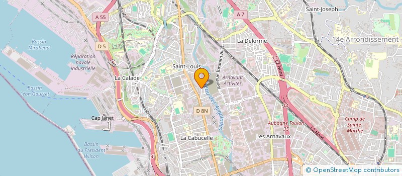 localisation de l'entreprise MN EXPRESS DELIVER à MARSEILLE
