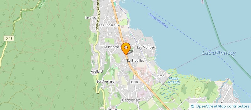 localisation de l'entreprise MN HOLDING  SEVRIER