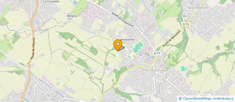 localisation de l'entreprise MN IMMO  PECHBONNIEU