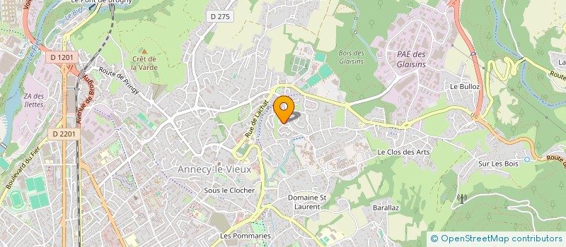 localisation de l'entreprise MN ING  ANNECY