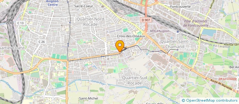 localisation de l'entreprise MN LA ROCADE  AVIGNON