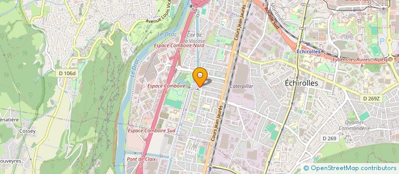 localisation de l'entreprise MN LOCATION 38 à ECHIROLLES