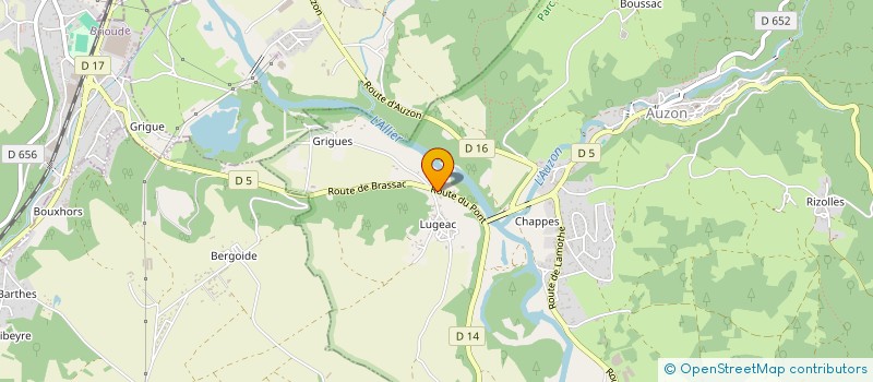 localisation de l'entreprise MN LUXURY CARS  AUZON