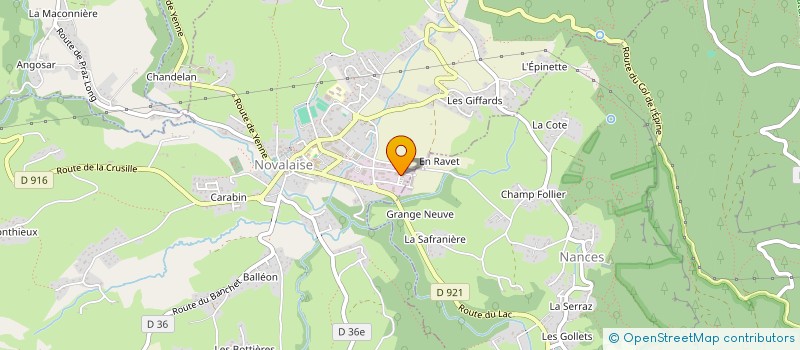 localisation de l'entreprise MN MANAGEMENT  NOVALAISE