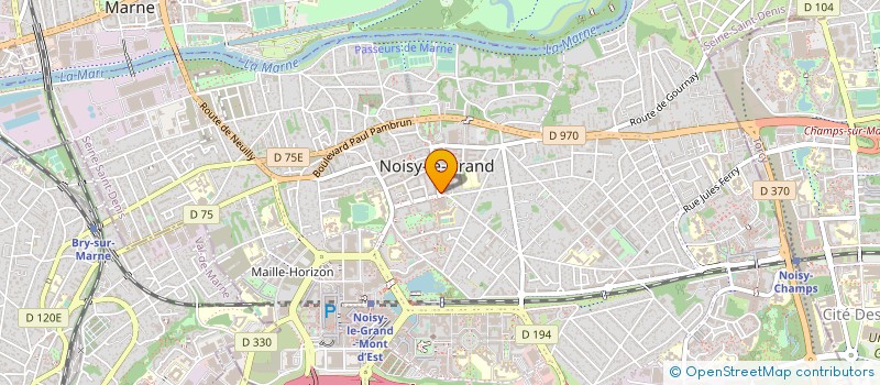 localisation de l'entreprise MN ORTHESES  NOISY-LE-GRAND