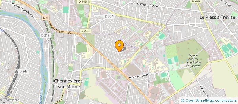 localisation de l'entreprise MN RENOV à CHENNEVIERES-SUR-MARNE