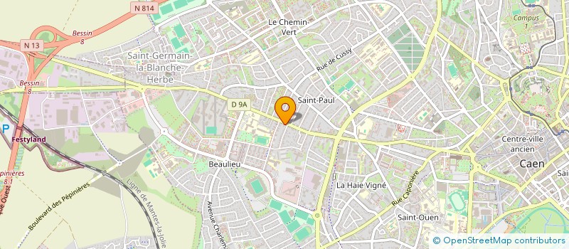 localisation de l'entreprise MN SALES & MARKETING à CAEN