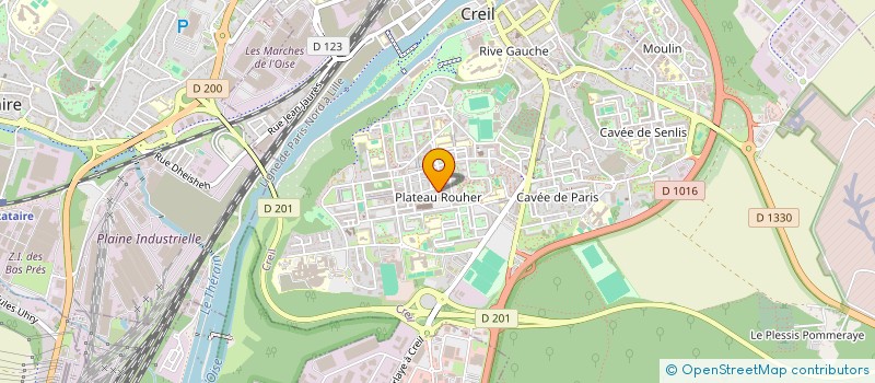 localisation de l'entreprise MN SERVICE à CREIL
