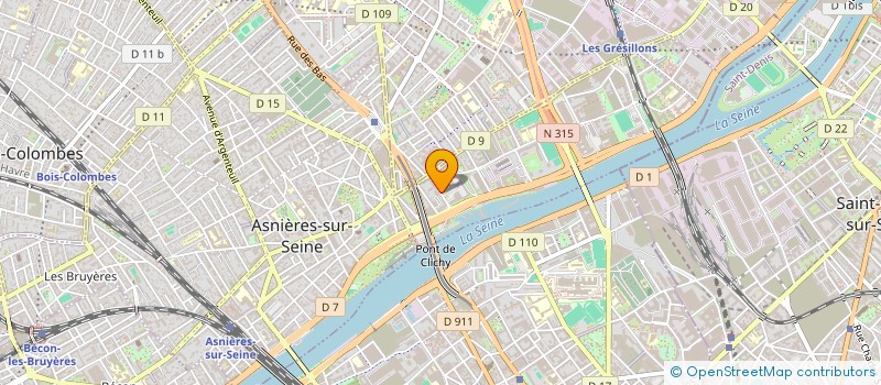 localisation de l'entreprise MN SOFT à ASNIERES-SUR-SEINE