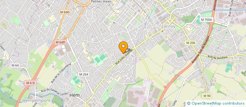 localisation de l'entreprise MN STUDIO  HEM