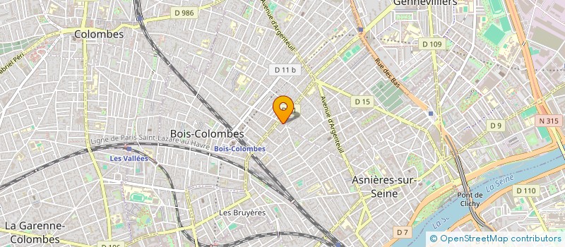 localisation de l'entreprise MN TRANS à ASNIERES-SUR-SEINE