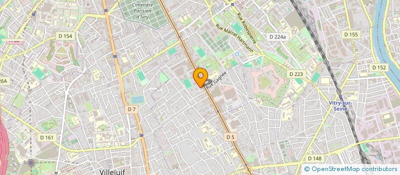 localisation de l'entreprise MN TRANSPORT à VITRY-SUR-SEINE