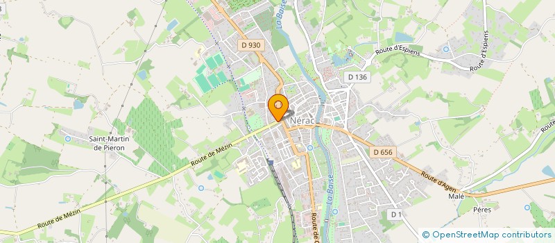 localisation de l'entreprise MN10AMR  NERAC