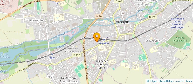 localisation de l'entreprise MN2A  ARPAJON