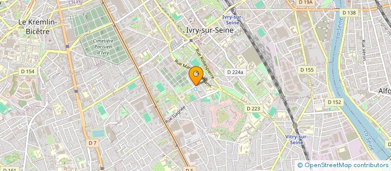 localisation de l'entreprise MN2V  IVRY-SUR-SEINE