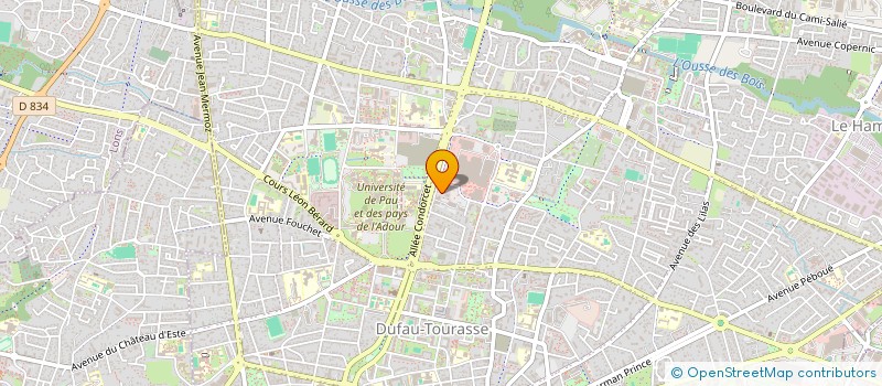 localisation de l'entreprise MNA à PAU