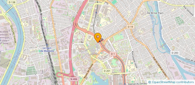 localisation de l'entreprise MNA à CRETEIL