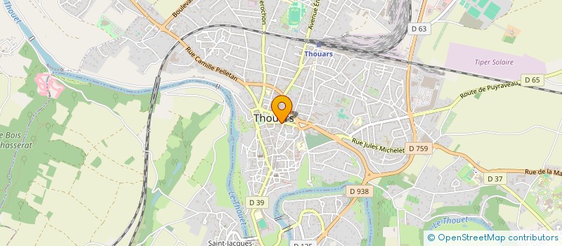 localisation de l'entreprise MNA  THOUARS