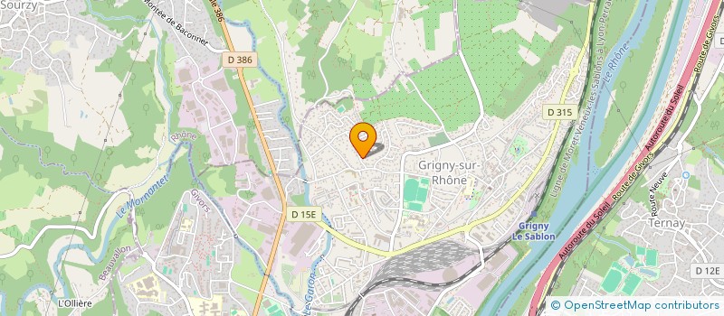 localisation de l'entreprise MNA  GRIGNY