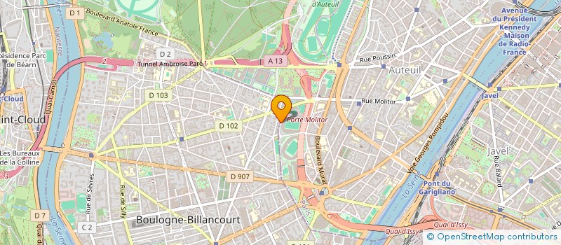 localisation de l'entreprise MNA CROISETTE à BOULOGNE-BILLANCOURT