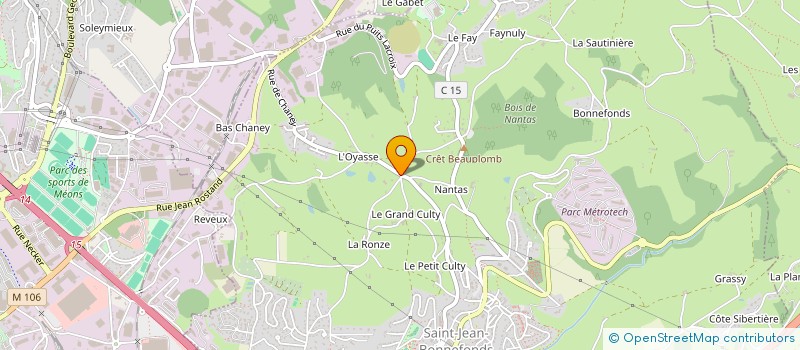 localisation de l'entreprise MNA INVEST  SAINT-JEAN-BONNEFONDS