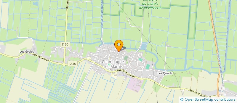 localisation de l'entreprise MNA INVEST  CHAMPAGNE-LES-MARAIS