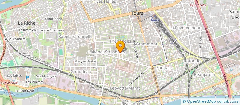 localisation de l'entreprise MNAC IMMO  TOURS