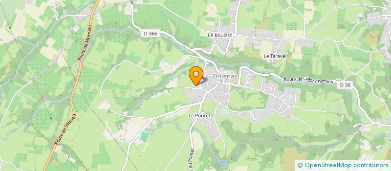 localisation de l'entreprise MNAC INVEST  ORLIENAS