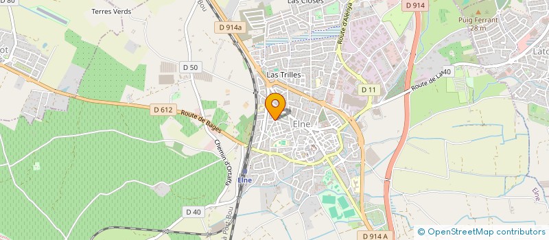 localisation de l'entreprise MNAH  ELNE