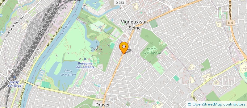 localisation de l'entreprise MNB à DRAVEIL