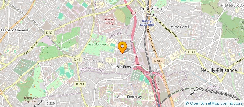 localisation de l'entreprise MNB à MONTREUIL
