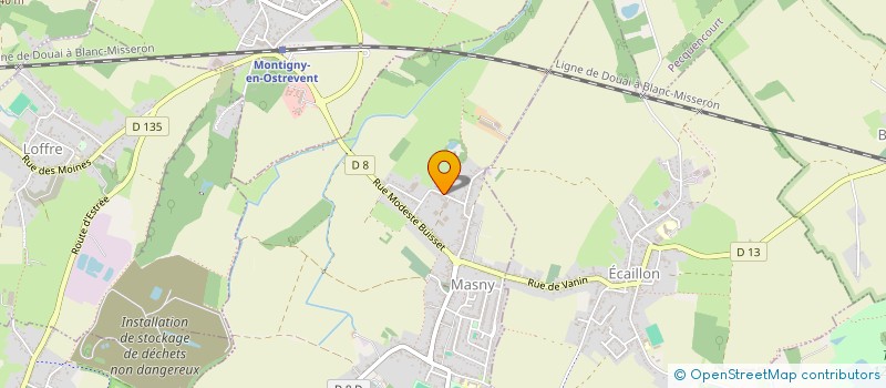 localisation de l'entreprise MNB AVRAISE  MASNY