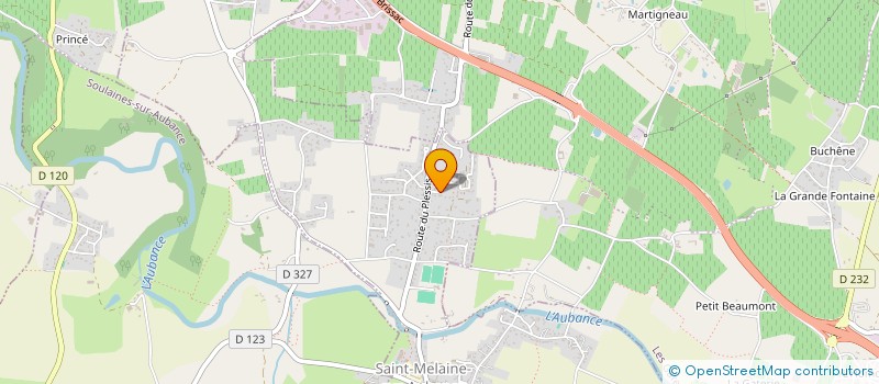 localisation de l'entreprise MNB CARRELAGE à SAINT-MELAINE-SUR-AUBANCE