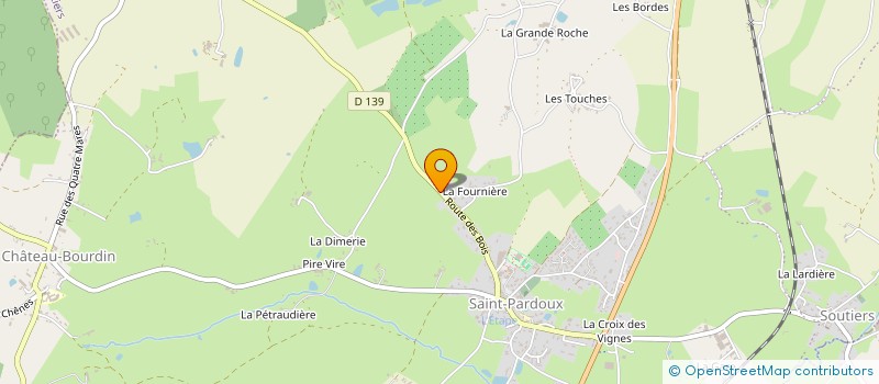 localisation de l'entreprise MNB CONSEIL ET PATRIMOINE  SAINT-PARDOUX-SOUTIERS