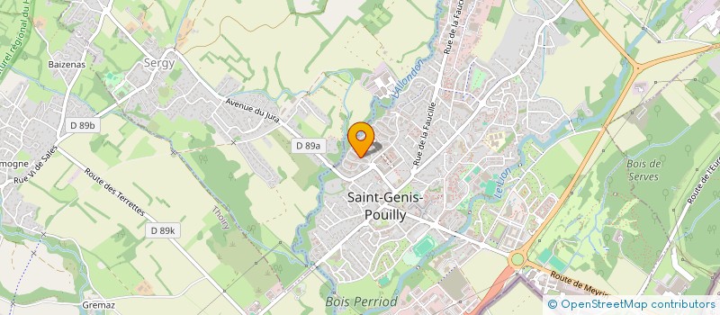 localisation de l'entreprise MNB IMMO à SAINT-GENIS-POUILLY