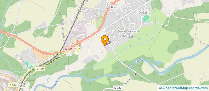 localisation de l'entreprise MNBA  SAINT-VINCENT-DE-PAUL