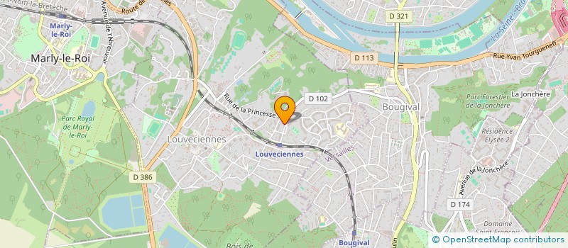 localisation de l'entreprise MNBB  LOUVECIENNES