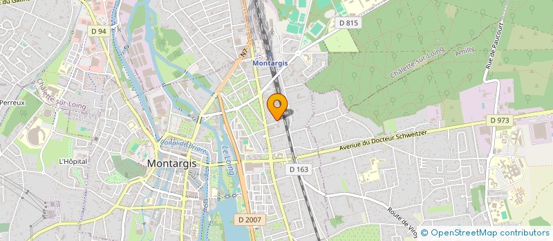 localisation de l'entreprise MNBP IMMOBILIER à MONTARGIS